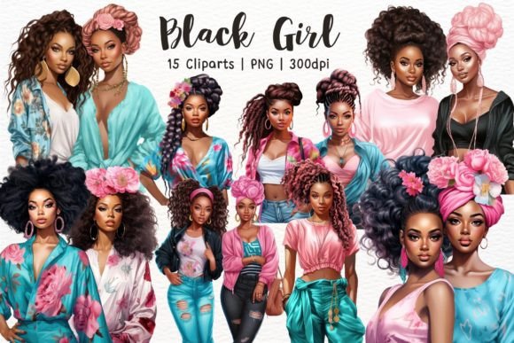 Black Girl Watercolor Sublimation Illustrations Review