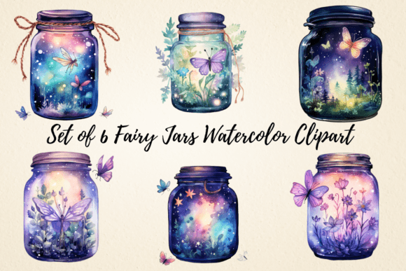 Fairy Jar Watercolor Clipart: An Embroidery Review