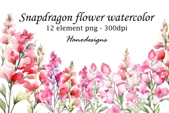 Snapdragon Flower Watercolor: An Embroidery Review